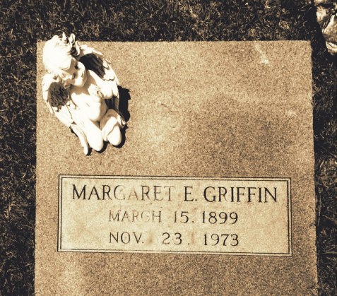 Grave of Margaret Elizabeth Griffin (1899 -  1973), Brushy Creek Cemetery, Berrien County, GA